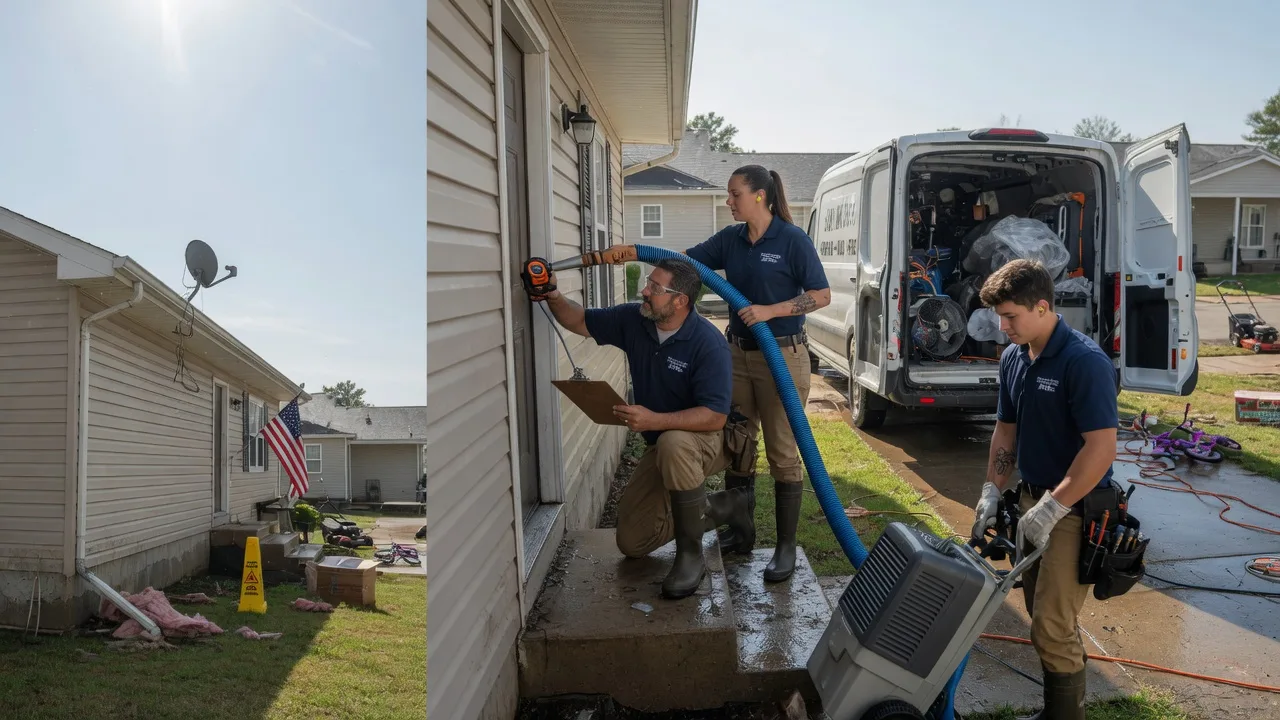 Ceiling Water Damage Restoration in Harshaw, WI near me