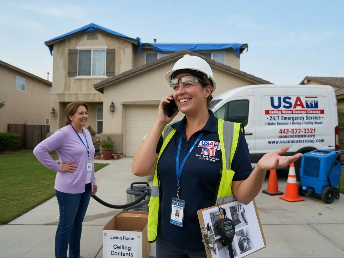 Ceiling Water Damage Restoration Harshaw, WI FAQs